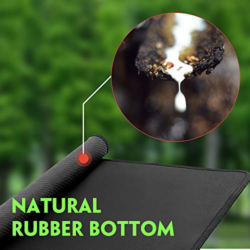 Mouse Pads Bundle Stitched Edges Premium Waterproof Gaming Mouse Mat Pad, Extends Battery Life Non-Slip Rubber Base Thick Black Mousepad for Laptop Computer & PC, 11 x 8.7 inch, Black Razer (12 Pack)