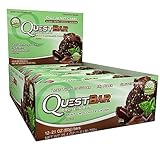 :Quest Nutrition Protein Bars - Mint Chocolate Chunk - 2.1 Oz. Bars - 12 Count