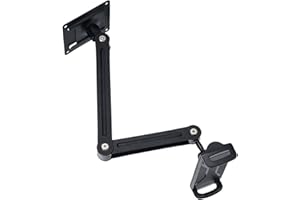 Space Saving Wall Mounted Phone Holder Carbon Steel Construction Adjustable Rotation Damping Foldable Arm for Tablets Foldabl