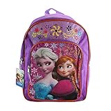 Fast Forward Disney Frozen Anna & Elsa Purple Backpack