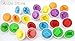 12eggs Set Children Perceptivity Colour Shape Vision Traning Non Toxic Toy Plastic Matching Eggs