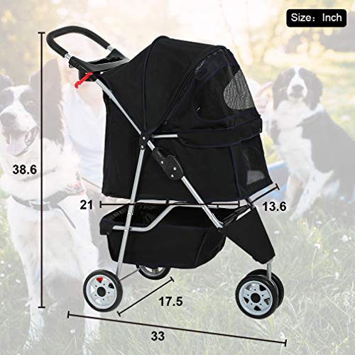 6 BestPet+Stroller+Wheels+Folding+Carrier