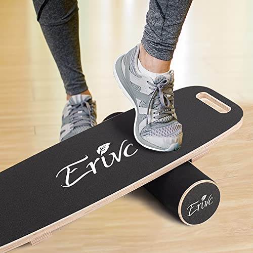 Erivc Premium Portable Surf Balance Board Trainer with Adjustable