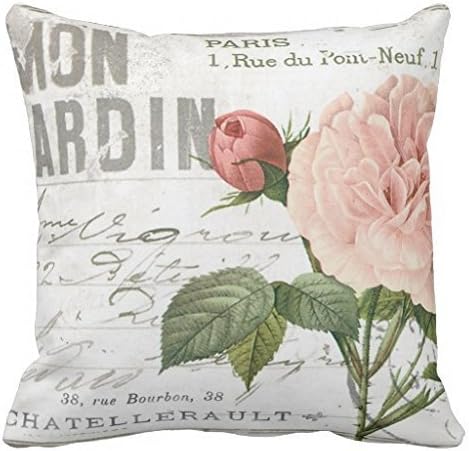 Best pillow covers Sofa chair cushion Pink rose and elegant 18x18(inches) UpArtStore
