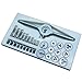 eoocvt 31pcs Mini HSS Tap and Die Set M1 M1.1 M1.2 M1.4 M1.6 M1.8 M2 M2.2 M2.5