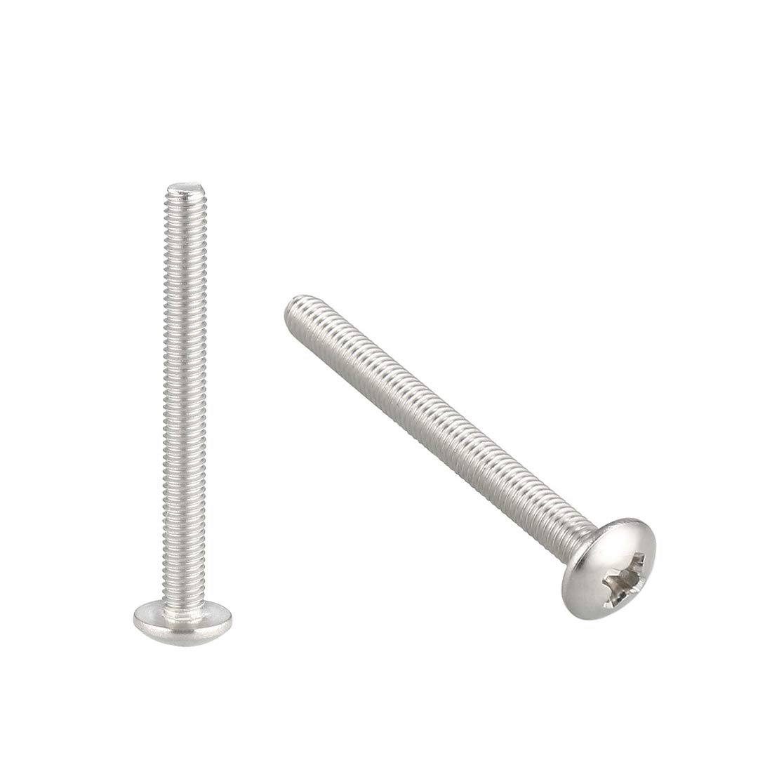 sourcing map Machine Screws, M3x30mm Phillips Screw, 304 Stainless Steel, Fasteners Bolts 20Pcs