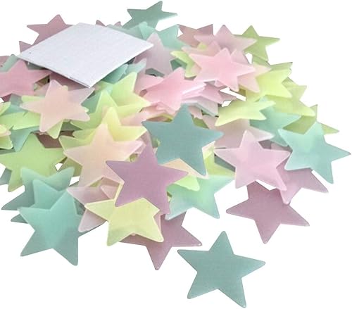 Download Youtaimei Produit satisfaisant 100pcs Brillent dans Les Autocollants 3D étoiles Multicolores pour la décoration de Mur de Chambre à Coucher 3.8cm (Color : Colorful) PDF