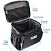 LUNCH BAG for Men, Women - Pinnacle Insulated Lunch Bag Lunch Box for Adult, Work Large Cooler Tote Bag + BONUS GEL ICE PACK - Double Zipper, Adjustable strap – Blue