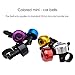 TRENDBOX 1 Set 6 Colors Alloy Bicycle Bike Cycling Handlebar Bell Ring Horn Sound Emergency Alarm Alert Warning Loud Lightweight for Safety