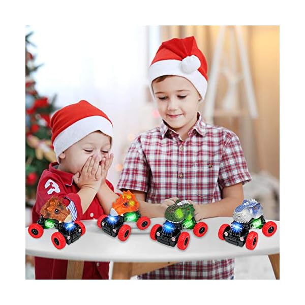 FGZU-Dinosaur-Car-Toy-With-LED-Lights-and-Realistic-Sound-The-Best-Gift-for-Boys-T-Rex FGZU Dinosaur Car Toy, With LED Lights and Realistic Sound - The Best Gift for Boys (T-Rex)