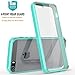 Townshop iPhone SE Case, iPhone 5/ 5S Case, Ultra Slim Hybrid Mint Soft TPU Side and Clear Hard Acrylic Back Panel Scratch Resistant for Apple iPhone SE/iPhone 5/ 5S