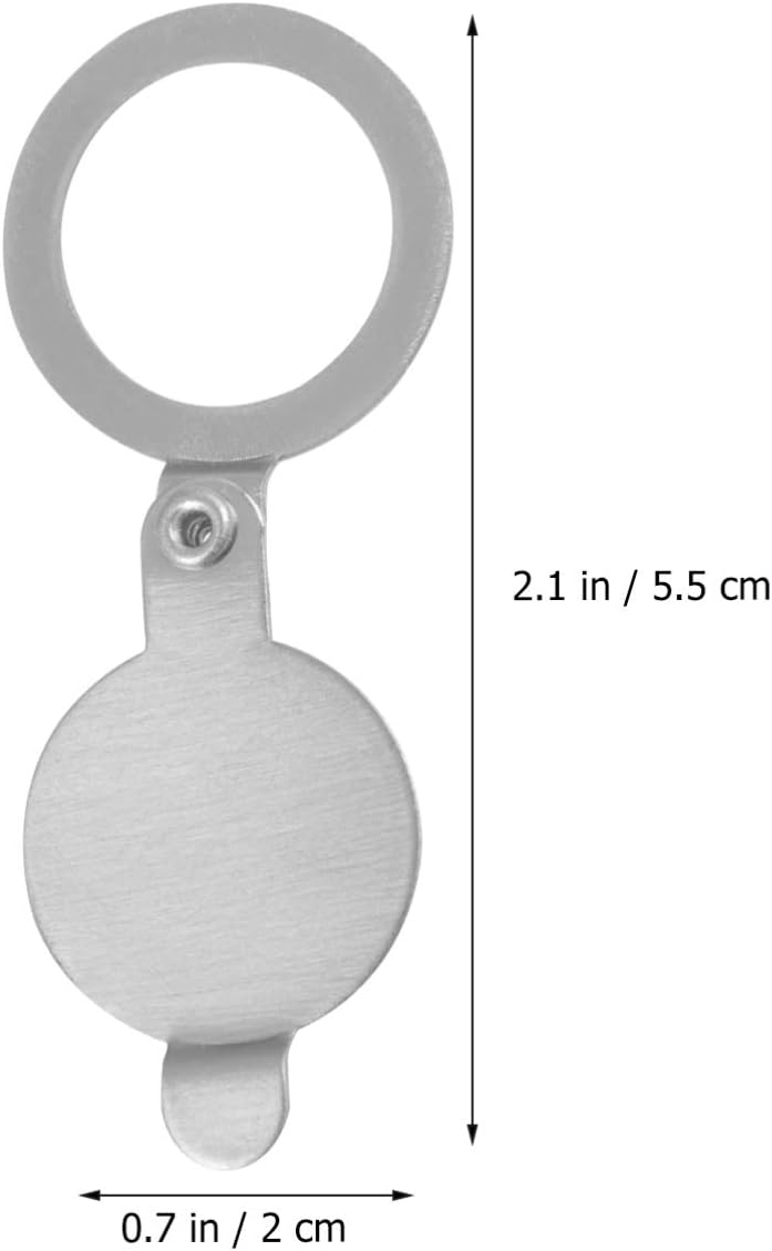 Toyvian 2PCS Security Door Cat Eye Cover Privacy Anti-Peeping Door Viewer Lid Protection for Inside Indoor Home - Image 3