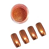 PrettyDiva Chrome Nail Powder Rose Gold Mirror Effect Magic Powder Manicure Pigments