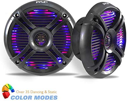 pyle led marine speakers
