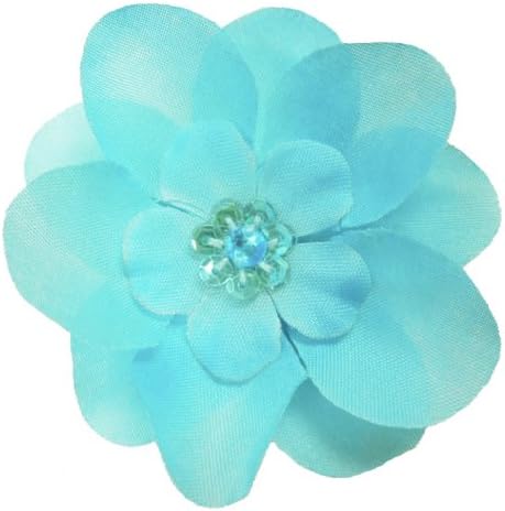 Cuteque International 6-Piece Embellished Flower Sequin Embellishment, Sapphire