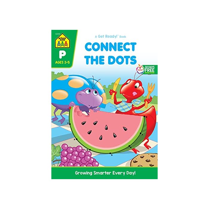 Buy School Zone Connect the Dots Workbook 32 Pages, Ages 3 to 5