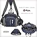 ZIKZAK Multi-Functional Waterproof Waist Pack, Waist Bag, Sport Handbag, Shoulder with Water Bottle Holder Pocket for Running Hiking Cycling Travel Climbing Camping Training