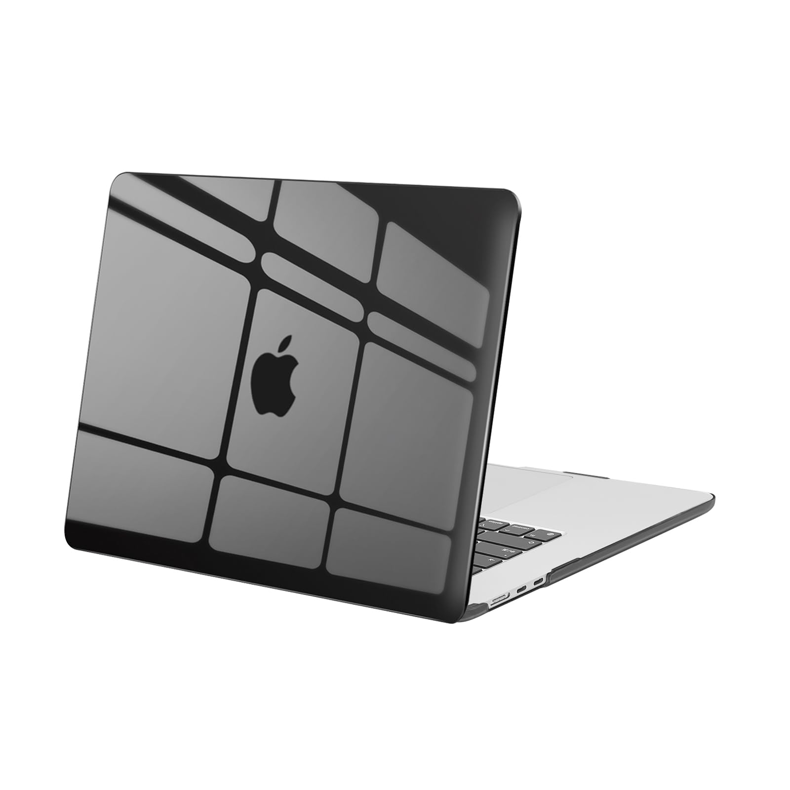 MOSISO Compatible with MacBook Air 15 inch Case M5 2026 M4 2025 M3 2024 M2 2023 A3448 A3241 A3114 A2941 Liquid Retina Display Touch ID, Protective Plastic Hard Shell Case Cover, Smoke Black