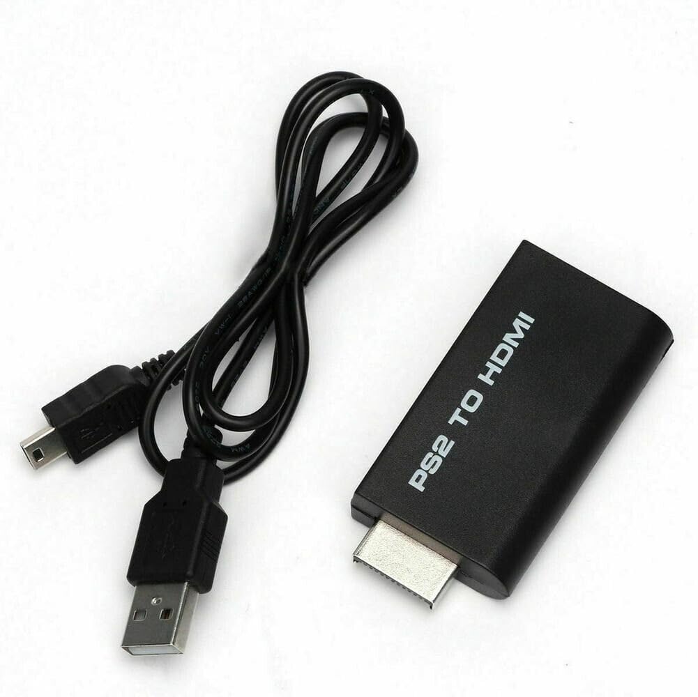 PS2 to HDMI Converter Game to HDMI Video Audio Adapter for Playstation 2 KK's
