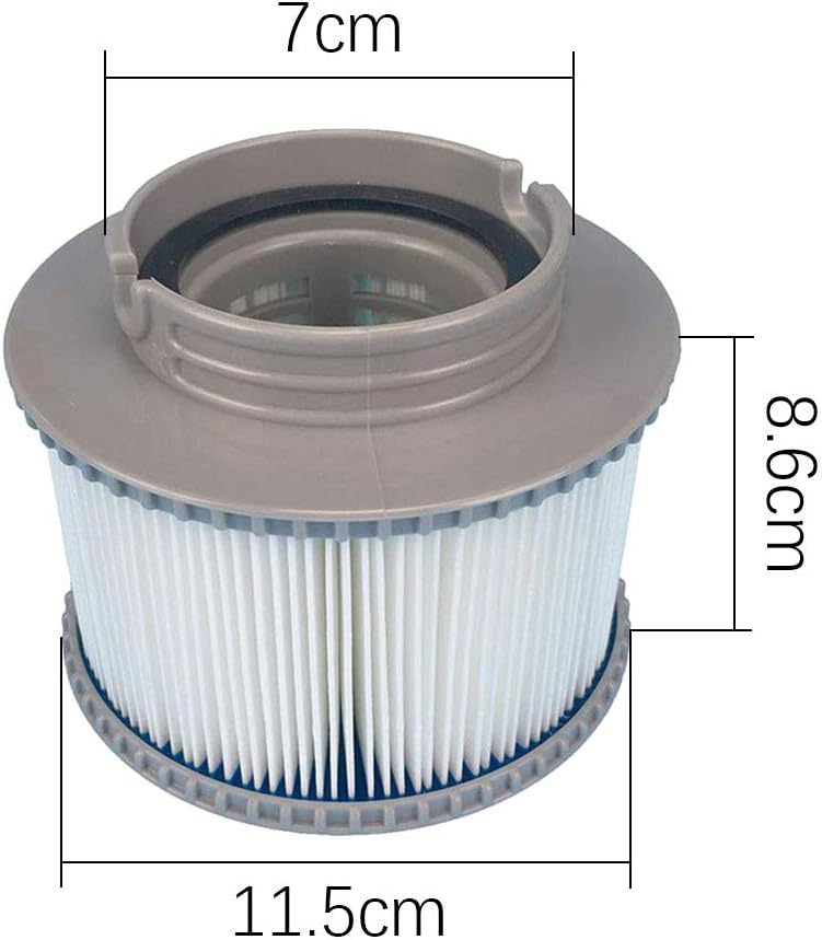 WuYan 2pcs Replacement Cartridges Hot Tubs Filters for MSPA FD2089 - Image 4