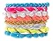 L. Erickson Party Ponytail Holder 8-Pack - Beachside Combo