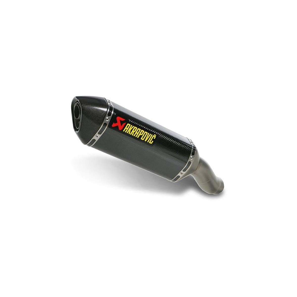 Akrapovic Slip-On Exhaust (Carbon Fiber) for 08-12 Kawasaki EX250