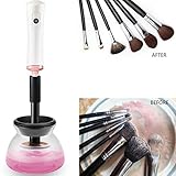 [Upgraded] Makeup Brush Cleaner - Completely Clean and Dry Makeup Brushes in Seconds, Remove Surface Makeup and Impurities from Brushes, Suit for All size Makeup Brushes