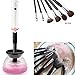 [Upgraded] Makeup Brush Cleaner - Completely Clean and Dry Makeup Brushes in Seconds, Remove Surface Makeup and Impurities from Brushes, Suit for All size Makeup Brushes