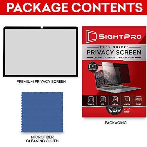 SightPro Easy On/Off Privacy Screen for MacBook Pro 13 Inch (2016, 2017