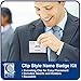 C-Line Name Badge Kits, Top Load, 3 1/2 X 2 1/4, Clear, 50/box