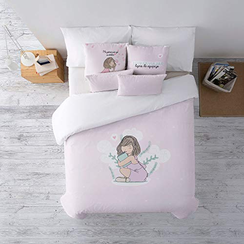 Kids&Cotton Leer Bettbezug, Mehrfarbig, 175 Fäden, 260 x 240 cm