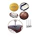 Gimiton Pump Needle Inflator Adapter Kit 5pcs Needle Valve Connector Pump Adaptor Set for Inflating Sports Balls, Fitness Gear