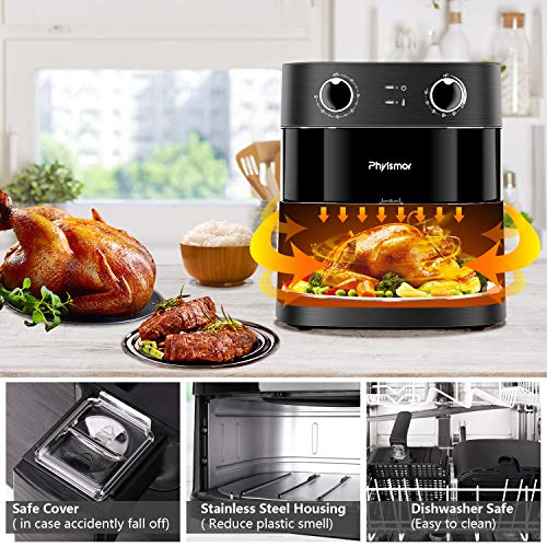 Phyismor Air Fryer,Max XL 5.8Qt, 1700Watt Electric Hot Air Fryers&Oven