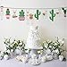 Llama Cactus Banner Garland Party Supplies, Llama Cactus Themed Birthday Party Decorations for Mexican Fiesta, Cino De Mayo Llama Cactus Baby Shower, Hawaiian, Luau, Classroom Decorations