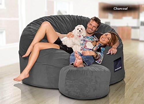 Gigantor-Micro Suede Charcoal Suede