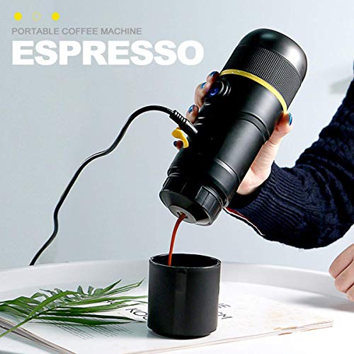 Allamp Tragbare Kaffeemaschine, Maschine for Camping Electric, One Button-Modus, kompatibel mit Nespresso-Kapsel und… – Bild 3