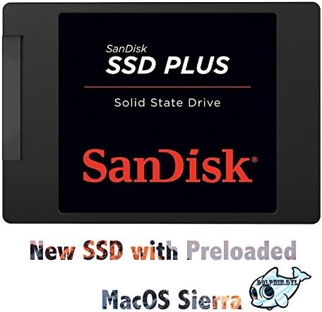 Dolphin.dyl(TM) New SanDisk - SSD Plus 480GB Internal Serial ATA Solid State Drive With Preloaded Lastest macOS 10.12 Sierra