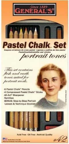 General Pastel Chalk Set For Portraits