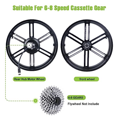 BAFANG 48V750W Motor Kit Integrated Rear Drive Hub Motor & Front