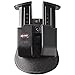 Fobus 6909NDP Evolution Mag Pouch for 9mm & .40 Double-Stack Double Magazine Pouch (except Glock), Right Hand Paddle Black
