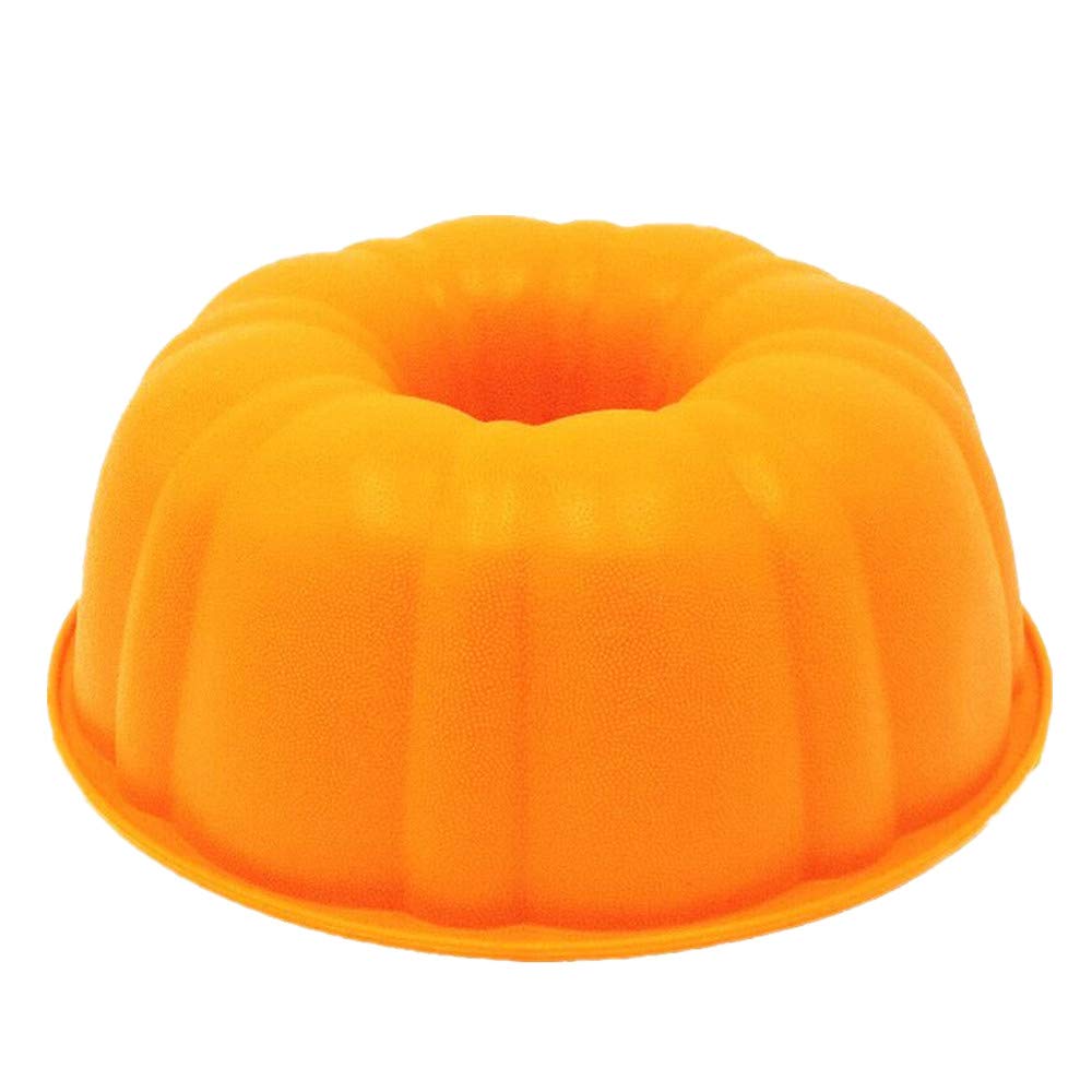 KeepingcooX® Pumpkin Cake Tin Silicone 9 Inch Fluted Cake Pan Round