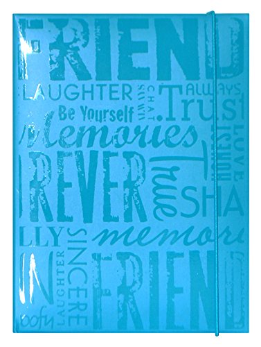 MCS 100 Pocket Big Max Embossed Friends Album, Teal