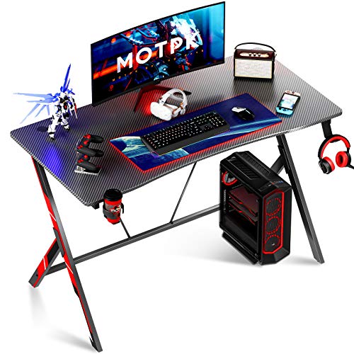Motpk Gaming Desk 39 inch PC Computer Desk, Home Office Desk