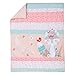 Trend Lab Wild Forever 3 Piece Crib Bedding Set, Pink/Teal