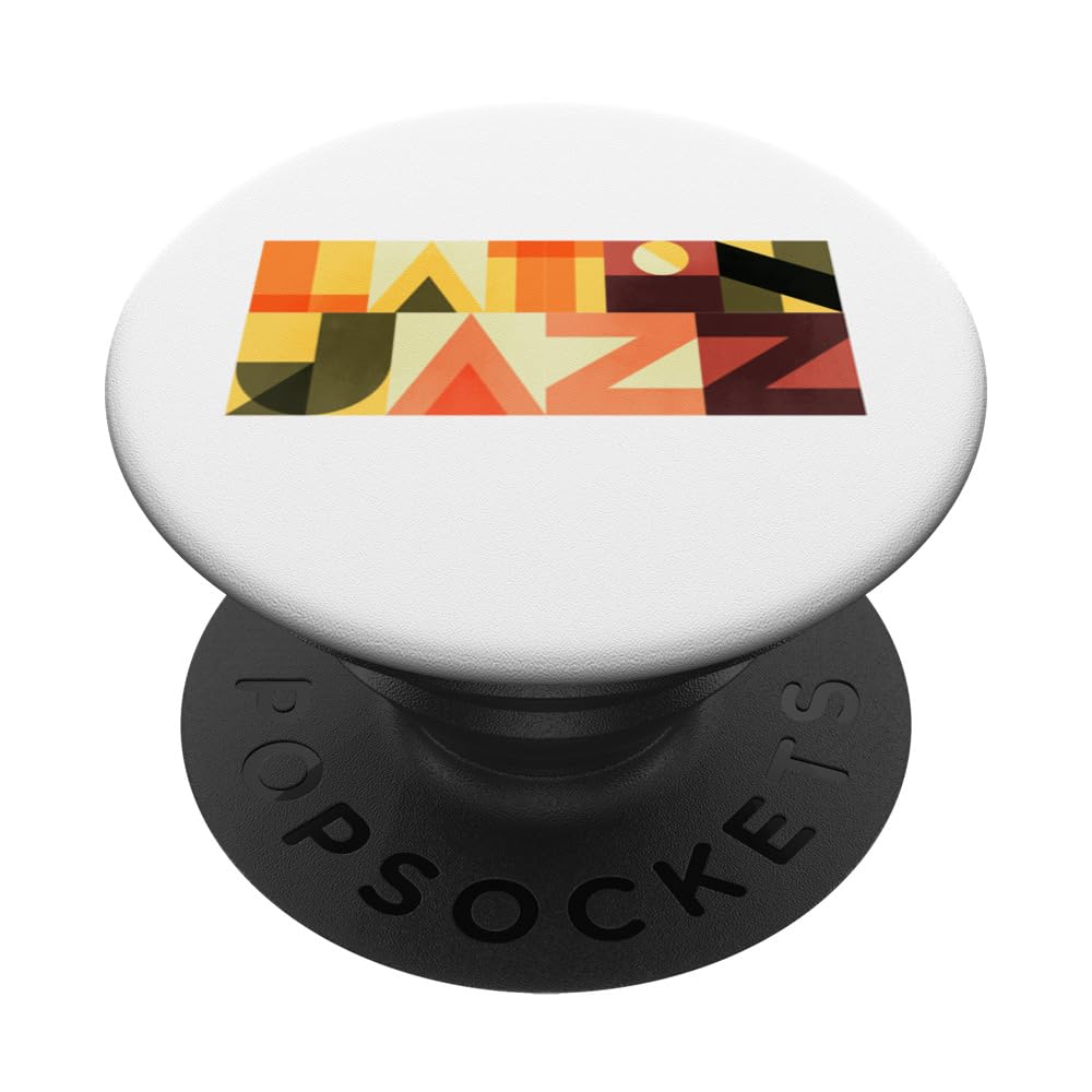 Vintage Latin Jazz Music - 50s 60s - Minimal Typography PopSockets Swappable PopGrip