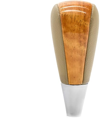 Piano Black & Leather Shift Knob For Toyota 4Runner/Tacoma/Camry & Lexus – M8x1.25, Screw-In