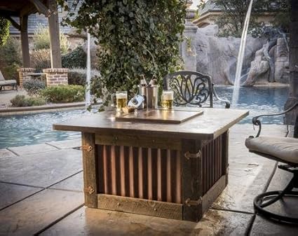 Amazon Com Rustic Homesteader Liquid Propane Fire Pit