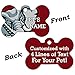Alabama Crimson Tide Double Sided Pet Id Dog Tag Personalized with 4 Lines of Text for Your Pet