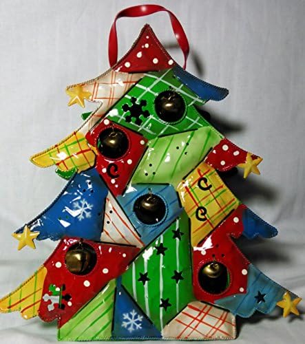 Amazon Com Medal Patchwork Christmas Tree Votive Candle Holder Everything Else