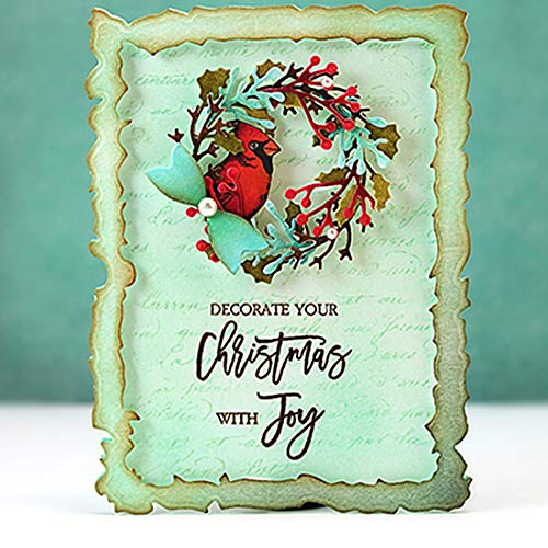 iSuperb DIY Die Cuts Carbon Steel Sheets Lace Background Cutting Dies Nesting Stencils Dies for Kids Women Gift Cards